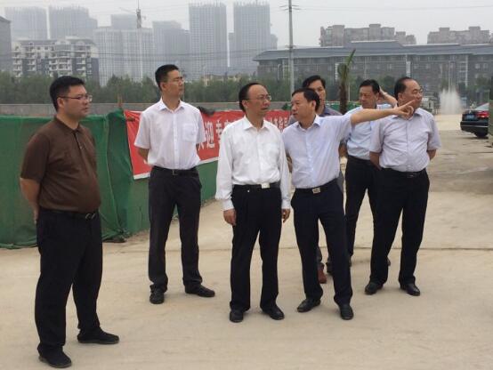 市委书记汪一光调研建安文化广场项目